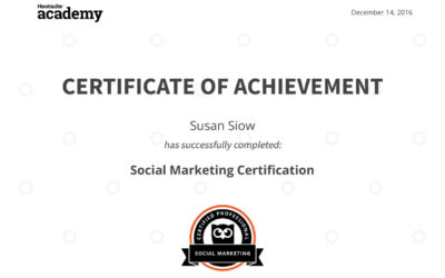 Social Marketing Certification