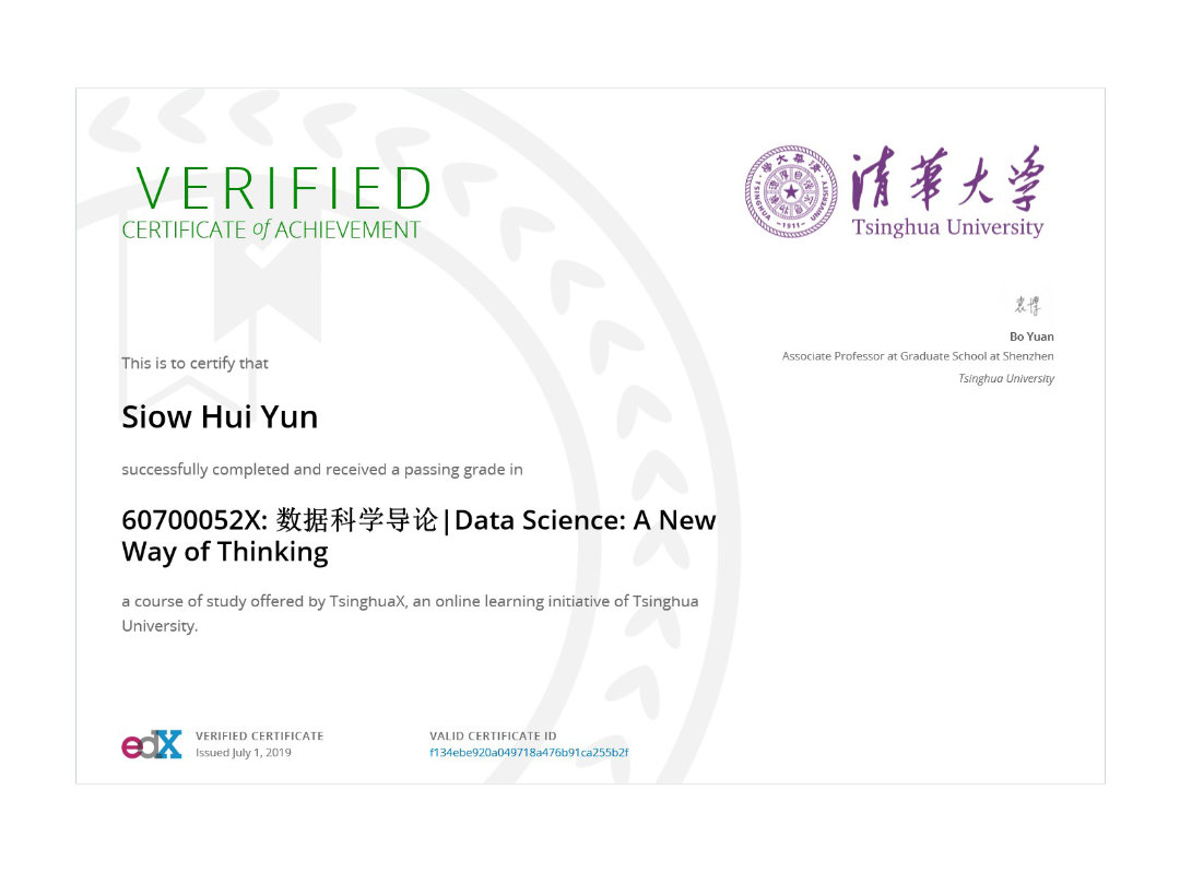 数据科学导论 | Tsinghua University - edX